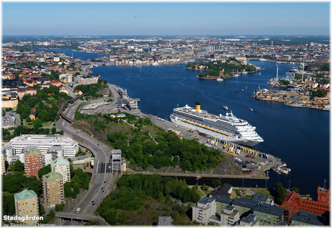 Statsgården pier in central Stockholm (Courtesy Ports of Stockholm)